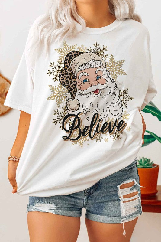 BELIEVE CHRISTMAS GRAPHIC TEE / T-SHIRT