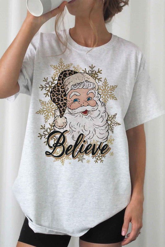 BELIEVE CHRISTMAS GRAPHIC TEE / T-SHIRT