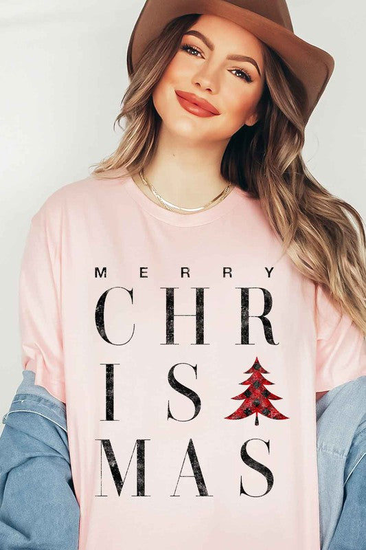 MERRY CHRISTMAS GRAPHIC T-SHIRT