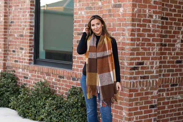 The Trinity Colorful Plaid Scarf