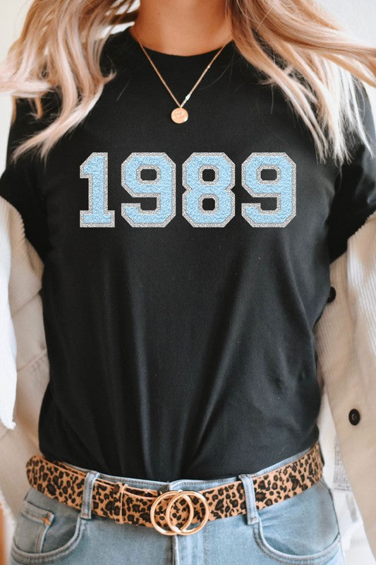 1989 Graphic Tee Faux Chenille Taylor Plus Tee